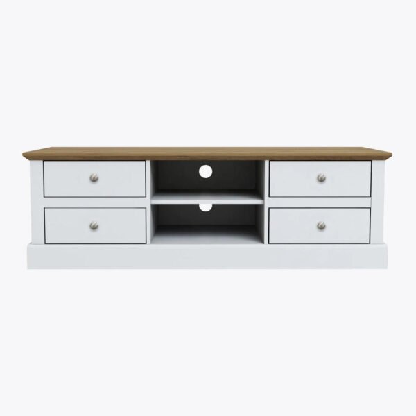 Devon TV Unit White