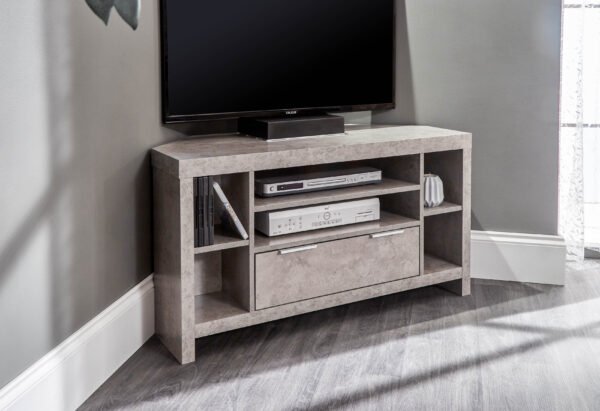 Bloc Corner Tv Unit Concrete
