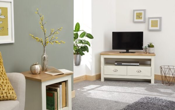 Lancaster Corner Tv Unit Cream