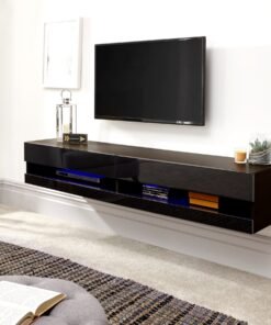 Galicia 150Cm Wall Tv Unit With Led Black
