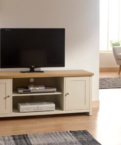 Lancaster Large Tv Cabinet Cream