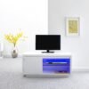 Polar High Gloss Led Tv Unit White