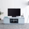 Polar High Gloss Led Large Tv Unit Grey