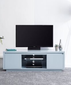 Polar High Gloss Led Large Tv Unit Grey
