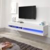 Galicia 150Cm Wall Tv Unit With Led White